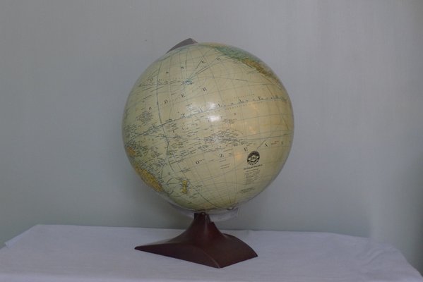 Art Deco 32 cm Political Streamline Globe on Bakelite Stand from JRO Verlag, 1950s-VRE-716658