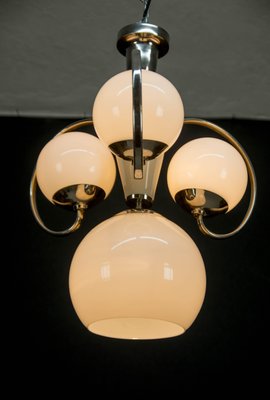 Art Deco 4-Light Chandelier, 1930s-TZ-1049751