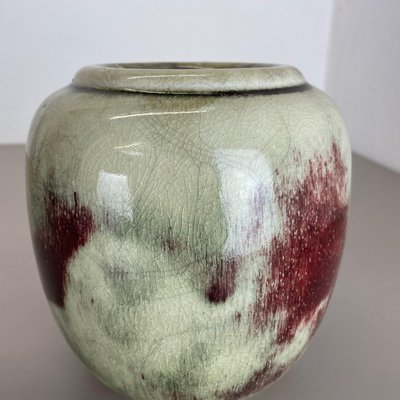 Art Deco Abstract Bauhaus Pottery Vase by WMF Ikora, Germany, 1930s-QZ-1149881