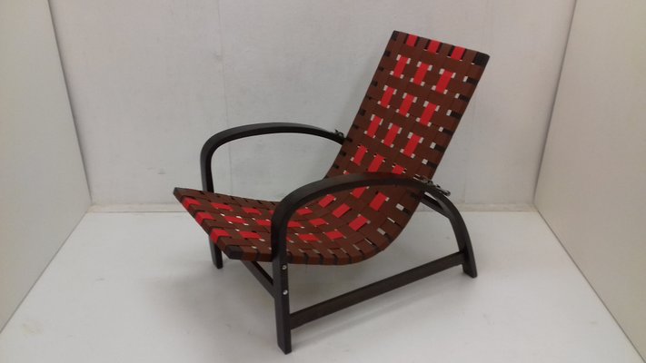 Art Deco Adjustable Armchair by Jindřich Halabala, 1930s-TZ-573849