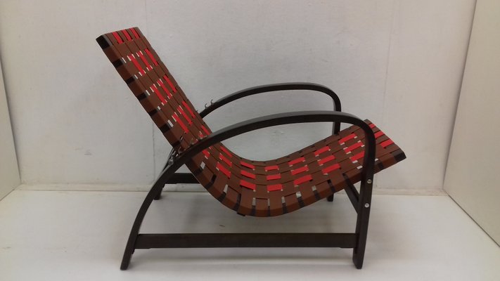 Art Deco Adjustable Armchair by Jindřich Halabala, 1930s-TZ-573849