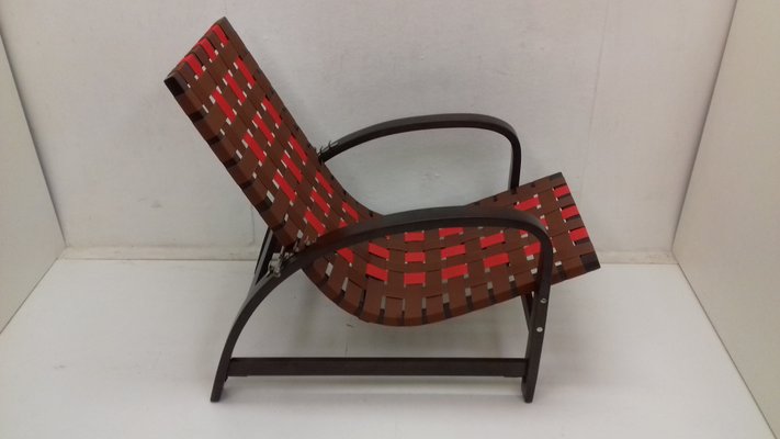 Art Deco Adjustable Armchair by Jindřich Halabala, 1930s-TZ-573849