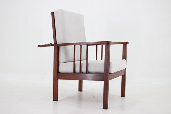 Art Deco Adjustable Armchair, Czechoslovakia, 1940s-TZ-1384743