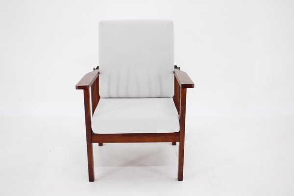 Art Deco Adjustable Armchair, Czechoslovakia, 1940s-TZ-1384743