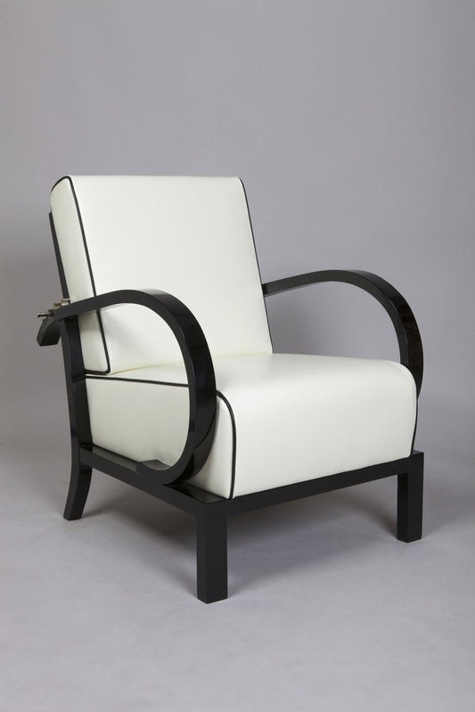 Art Deco Adjustable Armchairs attributed to Jindřich Halabala for Up Závody, Former Czechoslovakia, 1920s, Set of 2