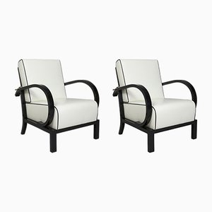 Art Deco Adjustable Armchairs attributed to Jindřich Halabala for Up Závody, Former Czechoslovakia, 1920s, Set of 2-WHY-1790685