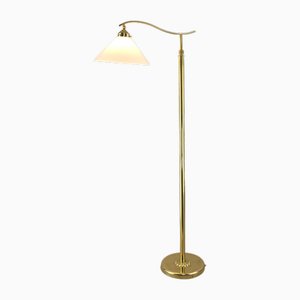 Art Deco Adjustable Brass Floor Lamp, Münich, 1930s-KDB-1811177