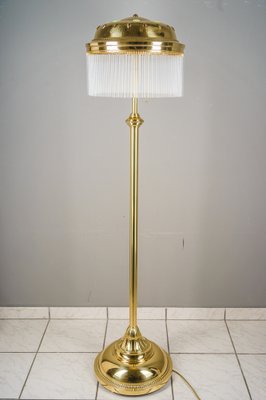 Art Deco Adjustable Floor Lamp with Opaline Glass Sticks, 1920s-SPD-1820641