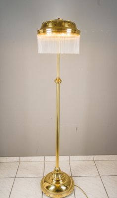 Art Deco Adjustable Floor Lamp with Opaline Glass Sticks, 1920s-SPD-1820641