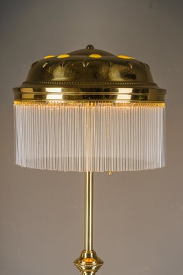 Art Deco Adjustable Floor Lamp with Opaline Glass Sticks, 1920s-SPD-1820641