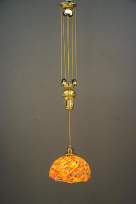 Art Deco Adjustable Pendant Light, Vienna, 1920s-SPD-1794498