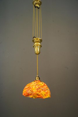 Art Deco Adjustable Pendant Light, Vienna, 1920s-SPD-1794498