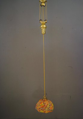 Art Deco Adjustable Pendant Light, Vienna, 1920s-SPD-1794498