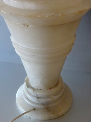 Art Deco Alabaster Lamp, 1930s-GT-1167947