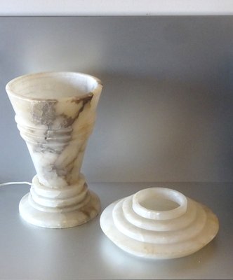 Art Deco Alabaster Lamp, 1930s-GT-1167947