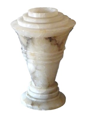 Art Deco Alabaster Lamp, 1930s-GT-1167947