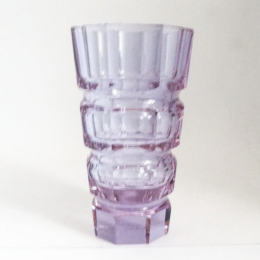 Art Deco Alexandrite Vase from Moser, Czechoslovakia, 1930s