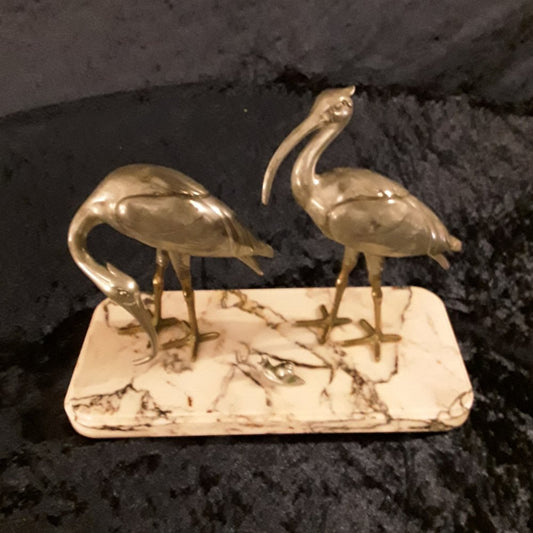 Art Deco Aluminum & Bronze Sculpture, 1930s