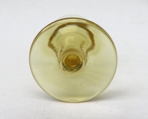 Art Deco Amber-Colored Mouthblown Liquor Glasses, 1920s, Set of 6-EY-1436421