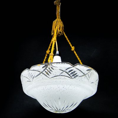 Art Deco Ample Lamp, Poland, 1950s-BKO-1417439