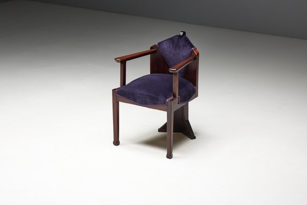 Art Deco Amsterdam School Armchair, 1930s-GW-2038168