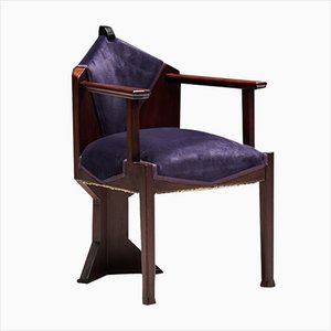 Art Deco Amsterdam School Armchair, 1930s-GW-2038168