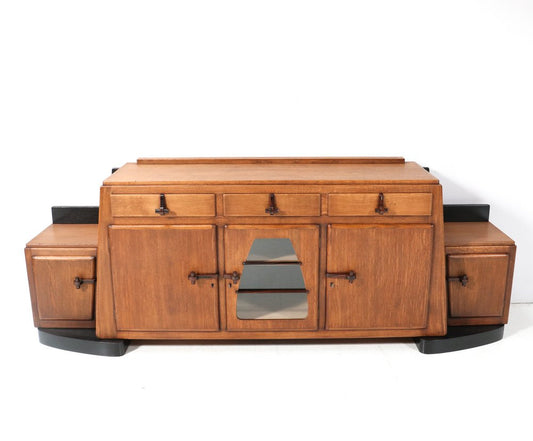 Art Deco Amsterdam School Credenza by Pieter Vorkink & Jacob Wormser, 1920s