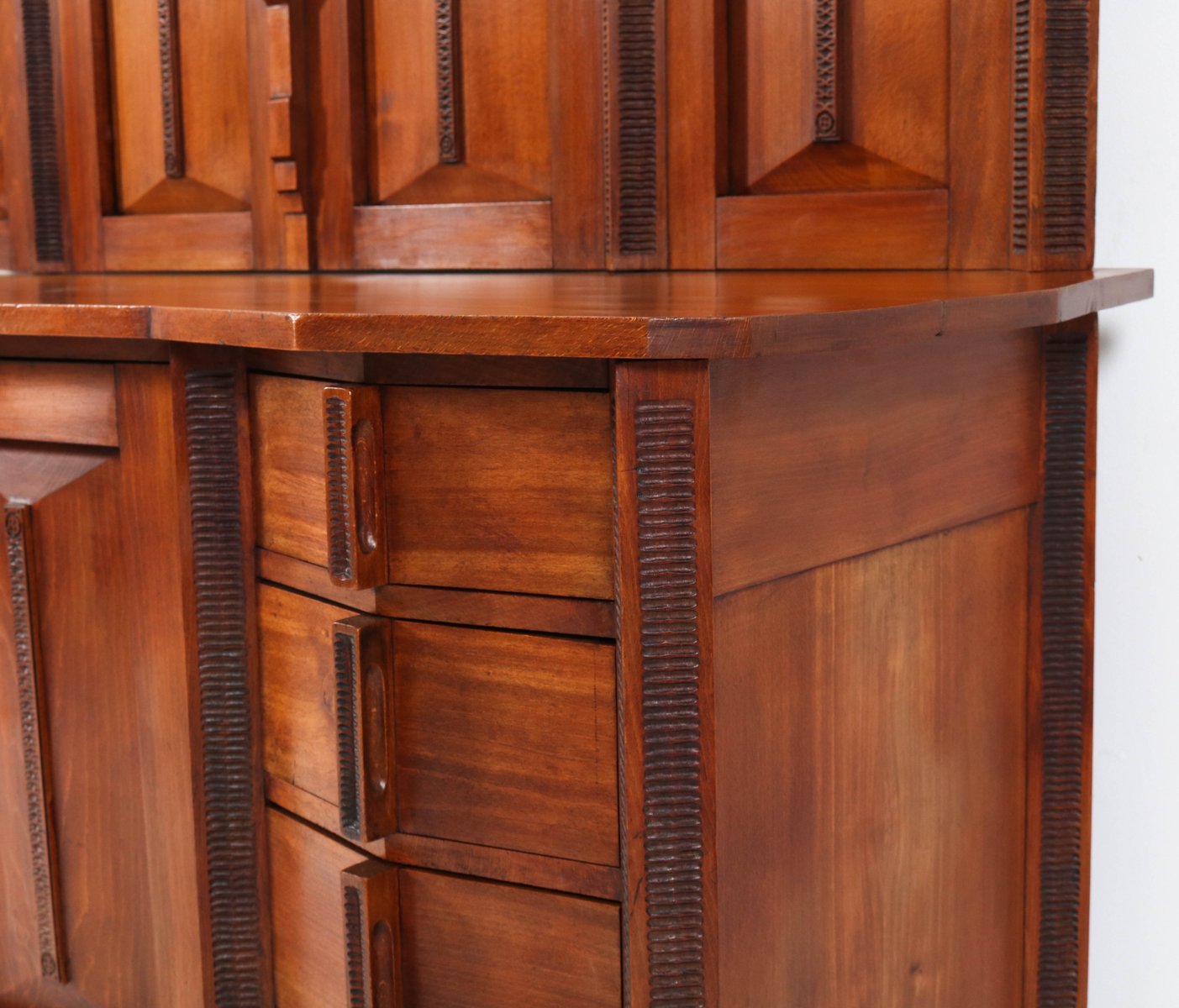 Art Deco Amsterdam School Credenza or Sideboard, 1920s