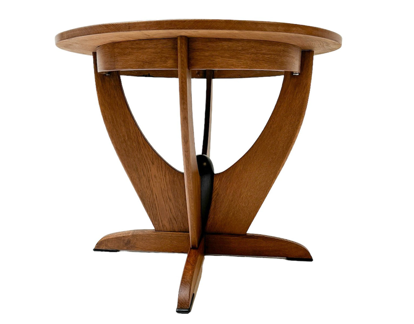 Art Deco Amsterdamse School Oak Center Table by Paul Bromberg for Metz & Co., 1920s