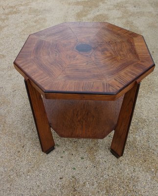 Art Deco Amsterdamse School Oak Coffee or Side Table, Netherlands, 1920s-EA-1445088