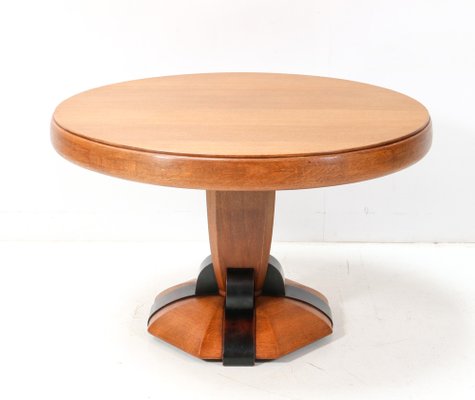 Art Deco Amsterdamse School Oak Dining Room Table by Paul Bromberg for Pander, 1920s-MY-1820994