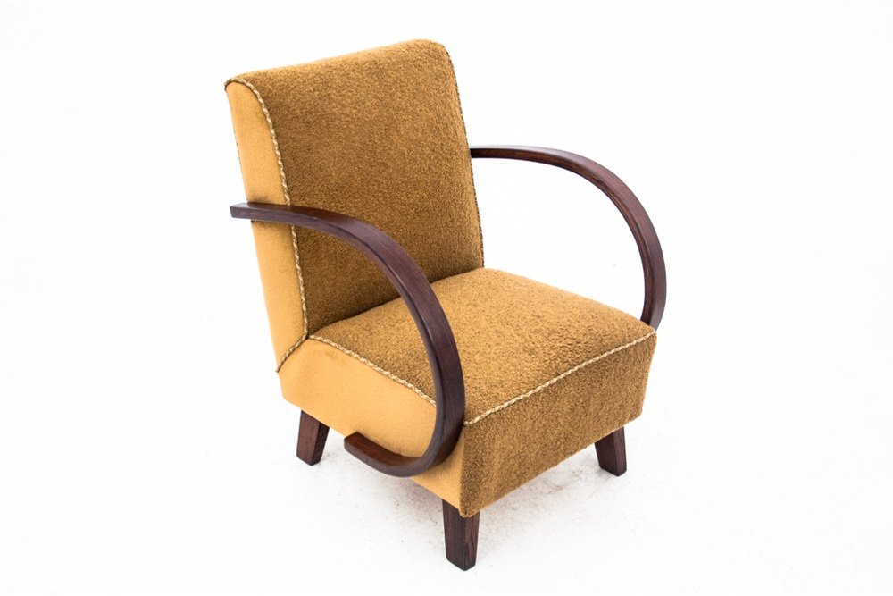 Art Deco Armchair by J. Halabala, Czech Republic, 1930s