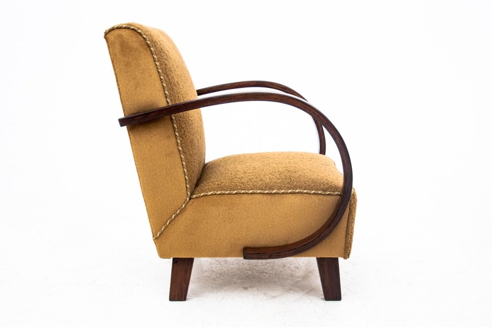 Art Deco Armchair by J. Halabala, Czech Republic, 1930s