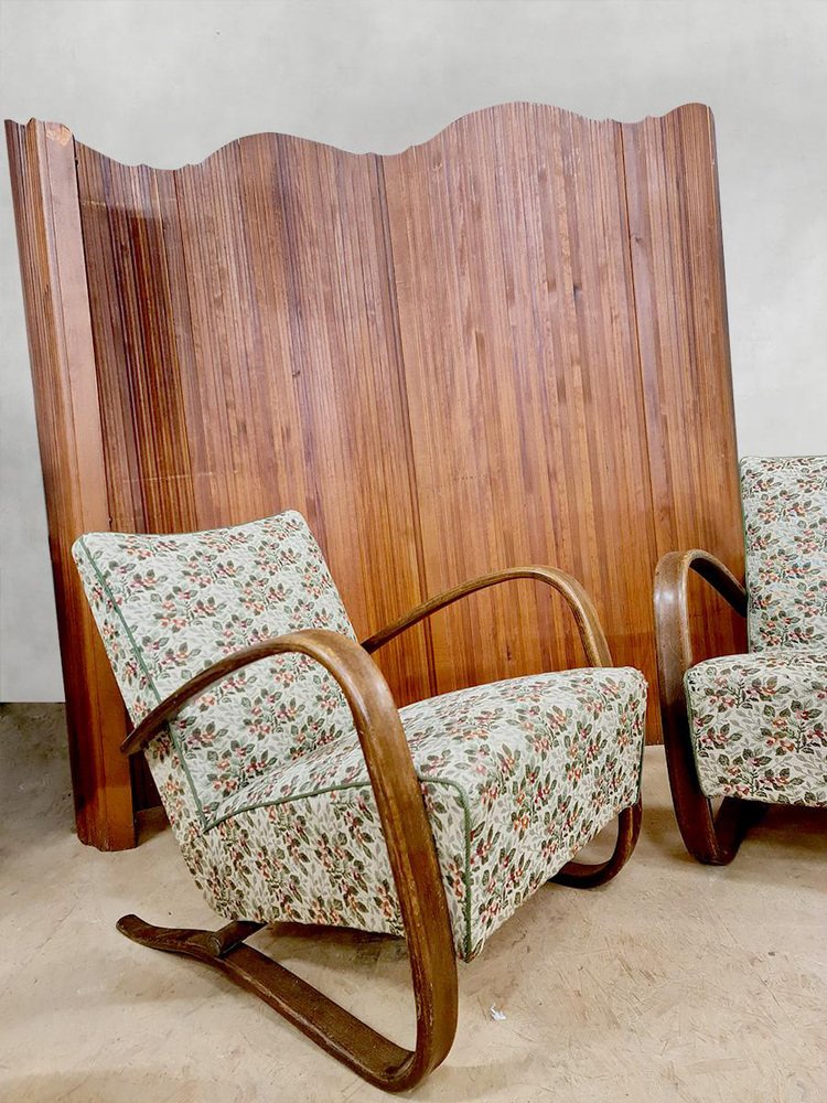 Art Deco Armchair by Jindrich Halabala for UP Závody, 1930s