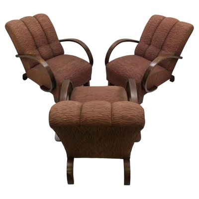 Art Deco Armchair from Halabala, Czechoslovakia, 1930-TZ-1232035