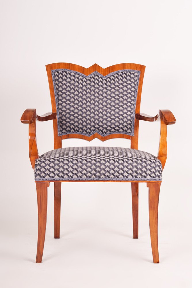 Art Deco Armchair in Walnut, Czech, 1920s