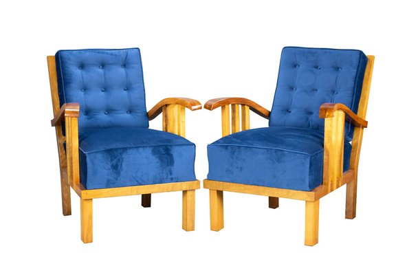 Art Deco Armchairs, 1908, Set of 2-YZB-1822566