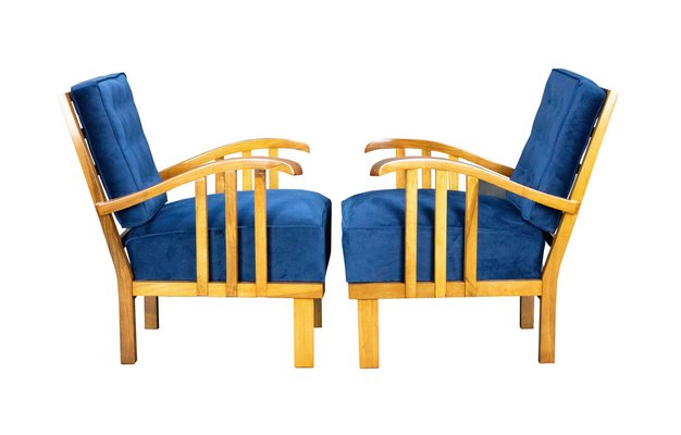 Art Deco Armchairs, 1908, Set of 2-YZB-1822566