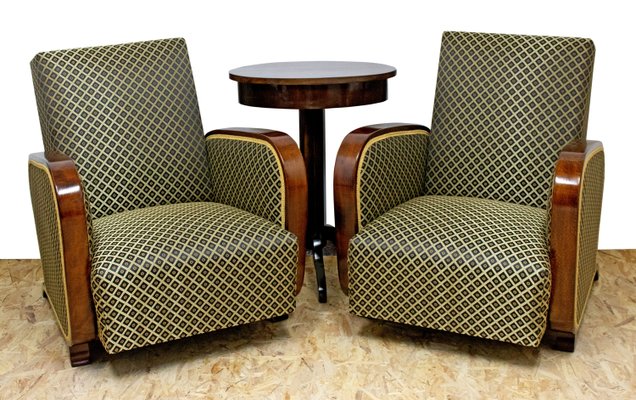 Art Deco Armchairs, 1927, Set of 2-YZB-2035605