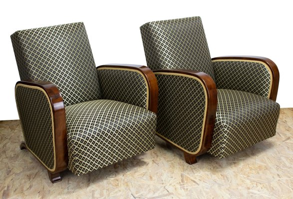 Art Deco Armchairs, 1927, Set of 2-YZB-2035605