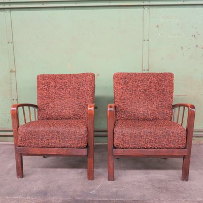 Art Deco Armchairs, 1930s, Set of 2-WK-656516