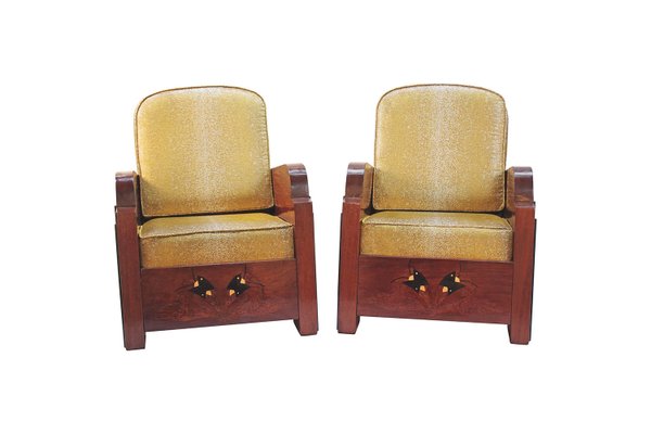 Art Deco Armchairs, 1930s, Set of 2-CEJ-488324