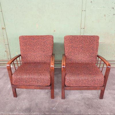 Art Deco Armchairs, 1930s, Set of 2-WK-656516