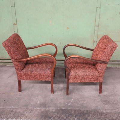 Art Deco Armchairs, 1930s, Set of 2-WK-656514