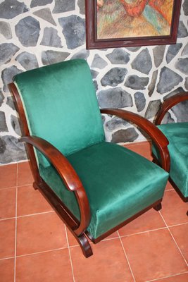 Art Deco Armchairs, 1930s, Set of 2-YZB-2035610