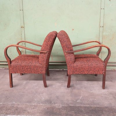 Art Deco Armchairs, 1930s, Set of 2-WK-656514