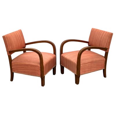 Art Deco Armchairs, 1940s, Set of 2-BEW-1444652