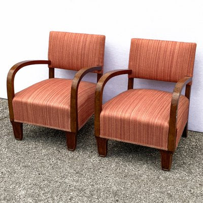 Art Deco Armchairs, 1940s, Set of 2-BEW-1444652