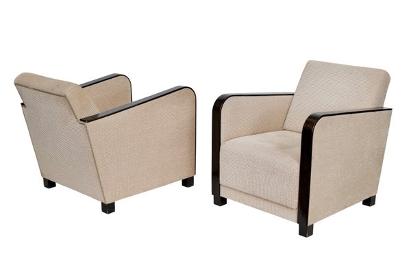 Art Deco Armchairs, 1990s, Set of 2-CXC-1756494