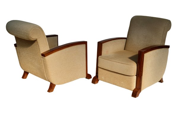 Art Deco Armchairs, 1990s, Set of 2-CXC-1756480